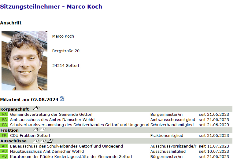 ein HardCopy zur Anschauung